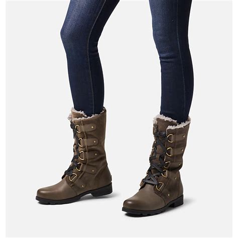 Women’s Emelie Lace Up Insulated Waterproof Leather And Suede Boot ...