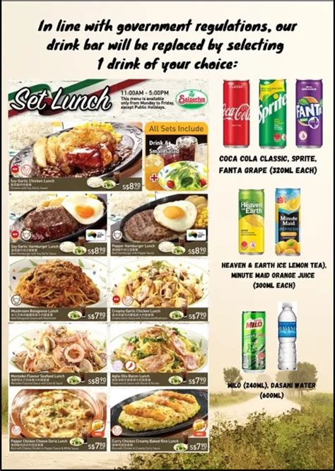 Saizeriya Singapore Menu Prices 2024