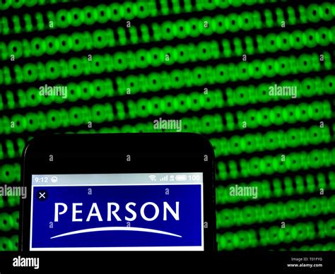 Pearson PLC logo seen displayed on smart phone Stock Photo - Alamy