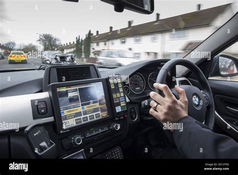 Interior of police patrol vehicle hi-res stock photography and images ...