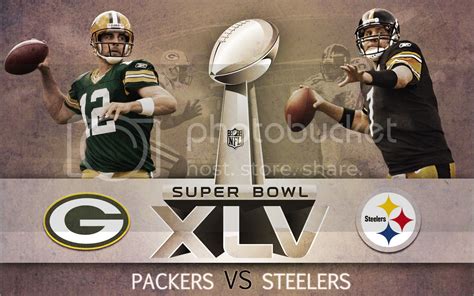 NFL Wallpaper Zone: Packers Vs. Steelers Super Bowl XLV Wallpaper