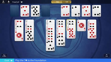 ᐈ 13 March 2020 - FREECELL SOLITAIRE - Microsoft Solitaire Collection (7 Clubs to the foundation ...