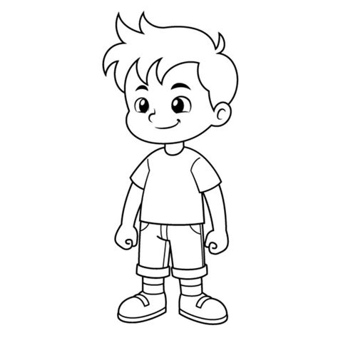 78,927 Cartoon Outline Boy Royalty-Free Photos and Stock Images ...