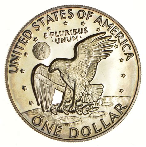 Silver - SPECIALLY MINTED - S Mint Mark - 1974-S - 40% Eisenhower Silver Dollar - RARE ...