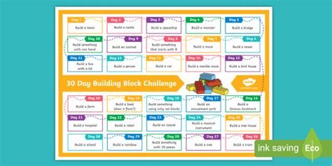 30 Day Building Blocks Challenge