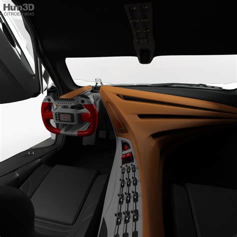 Citroen GT with HQ interior 2008 3D model - Vehicles on Hum3D