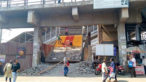 Mumbai: Flawed bridge at Dombivli station demolished