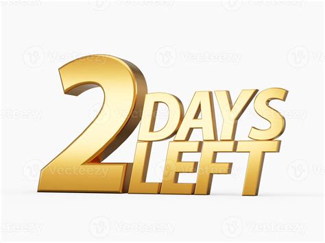 Two Days Left Only 2 days left Design Countdown banner. count time sale ...