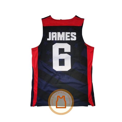 Lebron James Team USA Authentic Jersey - Rare Basketball Jerseys