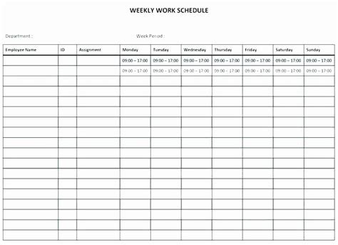 Monthly Shift Schedule Template Fresh Shift Rota Template Staff Rota ...