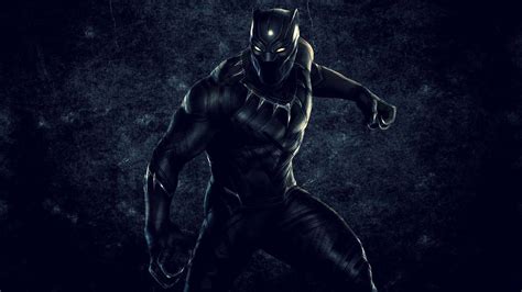 White Eye Black Panther Marvel In Black Background HD Black Panther ...