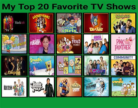 My Top 20 Favorite TV Shows by aaronhardy523 on DeviantArt