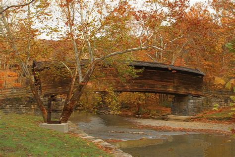 Humpback Bridge in Autumn Photograph by Ola Allen - Fine Art America