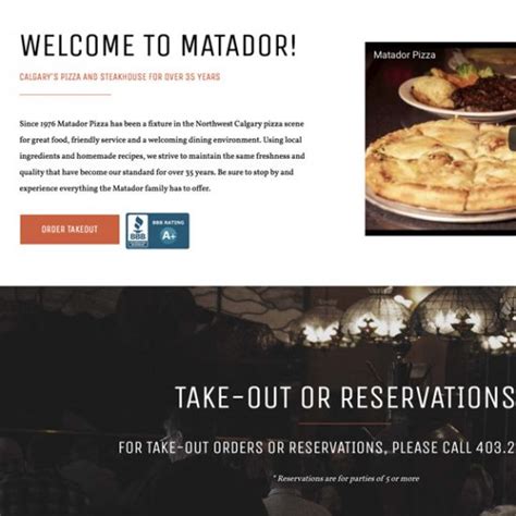 Matador Pizza & Steakhouse | OSO Creative