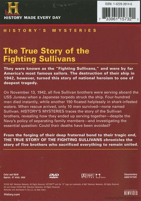 True Story Of The Fighting Sullivans, The (DVD) | DVD Empire