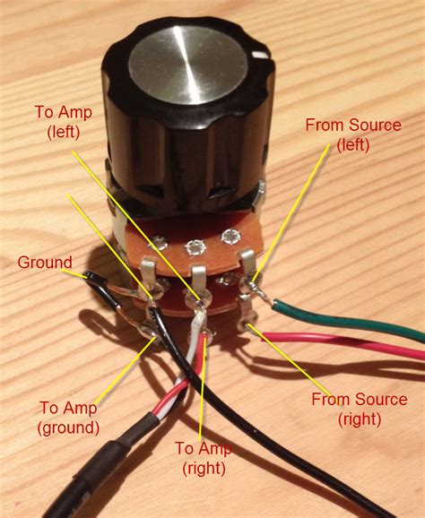 Speaker Volume Control Wiring Diagram