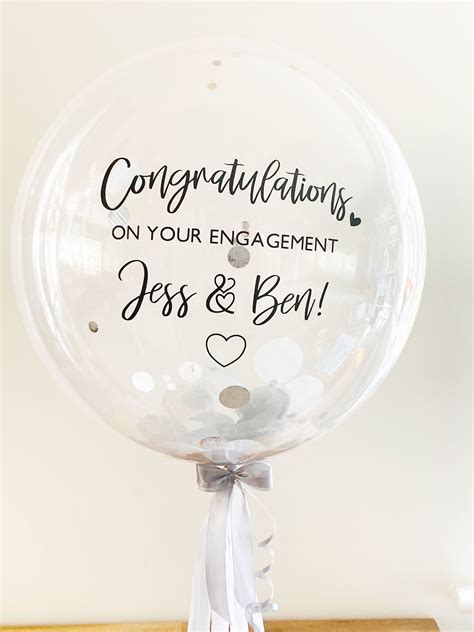 Engagement Congratulations Balloon // Wedding Balloons | Etsy