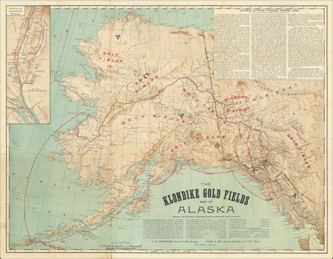 Klondike Gold Rush Map