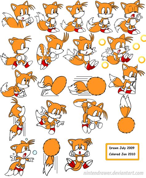 tails sheet by Nintendrawer on DeviantArt