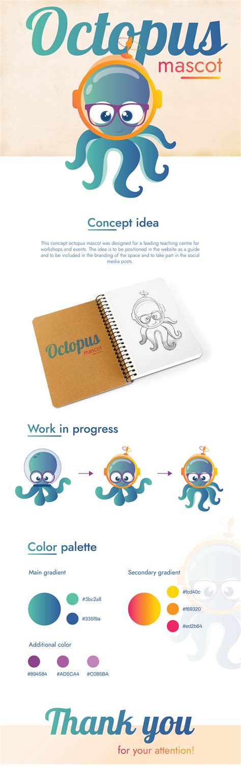 Octopus mascot on Behance