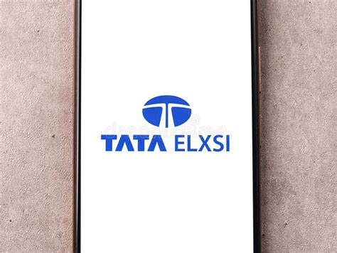 West Bangal, India - October 09, 2021 : Tata Elxsi Logo on Phone Screen ...