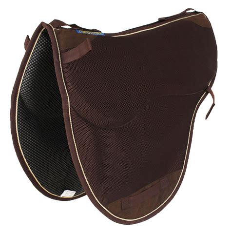 Horse English Endurance Treeless Non-Slip Neoprene Saddle Pad Brown ...