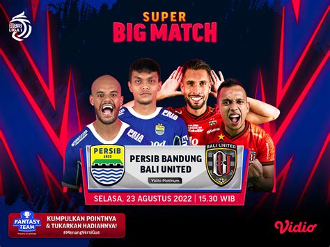 Live Streaming Persib Bandung vs Bali United | Vidio