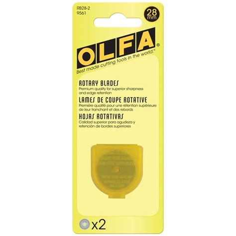 Olfa Rotary Cutter Blades, 28mm, 2/Pkg. - Walmart.com - Walmart.com