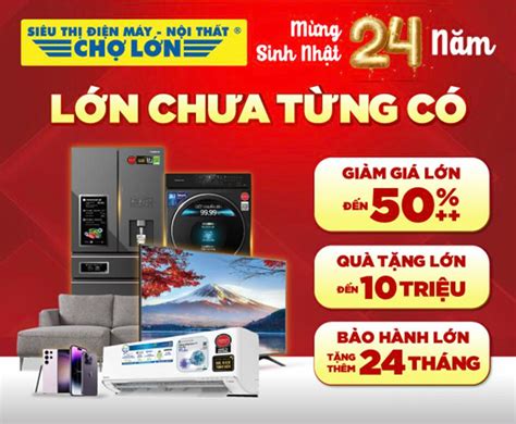 "Bật Mí" Cách săn phiếu mua hàng Điện Máy Chợ Lớn