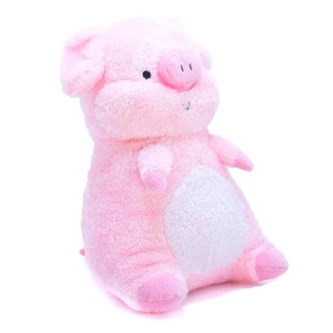 Barn Buds Company: Hamilton the Pink Pig Stuffed Animal Plush Toy Front Right