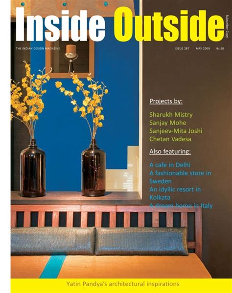 Inside Outside-May 2009 Magazine - Get your Digital Subscription