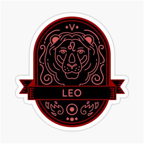 "Leo Fire Element" Sticker for Sale by Ayyax | Redbubble