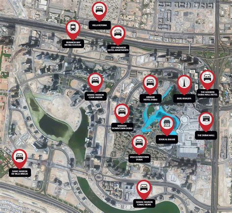 Business Bay Dubai Location Map and Area Information