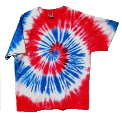 RainbowFXtiedye — Patriotic Tie Dye Shirt - Red, White, and Blue Spiral ...