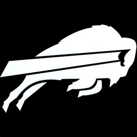 Buffalo Bills 8x8 White Team Logo Decal - NFLShop.com