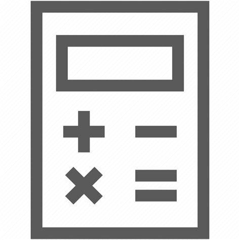 Caculate, calculator, math, mathmatics icon - Download on Iconfinder