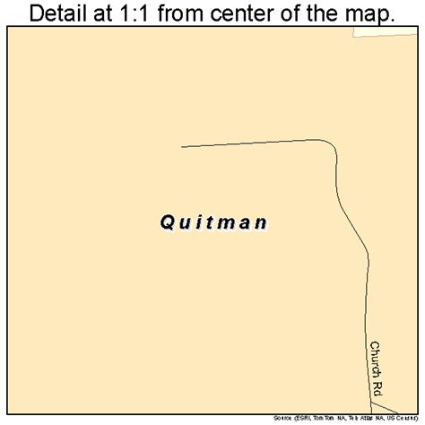 Quitman Louisiana Street Map 2263120