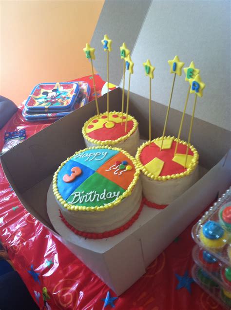 Toodles (Mickey Mouse Clubhouse) Birthday Cake W/ Matching Cupcakes - CakeCentral.com