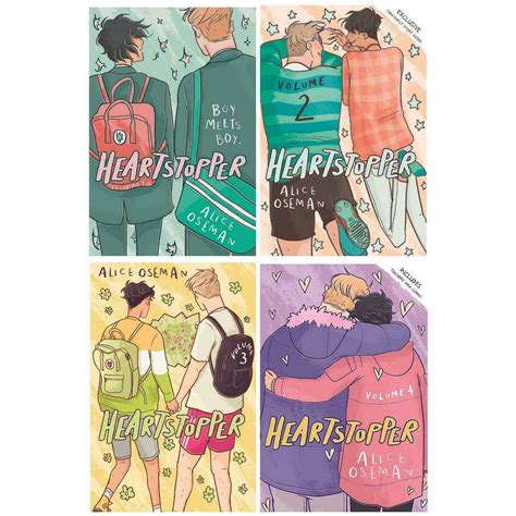 Heartstopper Series Volume 1-4 By Alice Oseman 4 Books Collection Set | The Book Bundle