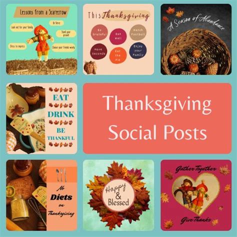 Thanksgiving Social Media Graphics - Social Media Snapshotz