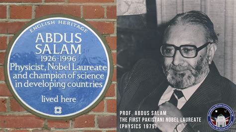 Press Release: English Heritage Honours First Pakistani Nobel Laureate ...