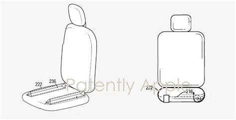 Apple wins a Project Titan patent for a Car Seat system designed to ...