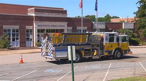 Fire alarm forces students and staff out of Midlothian Middle School | WRIC ABC 8News