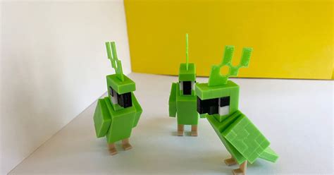 Green Parrot (Minecraft) by Lazlo | Download free STL model | Printables.com