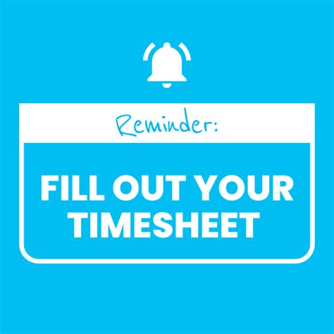 Free Timesheet Reminder Communication Templates