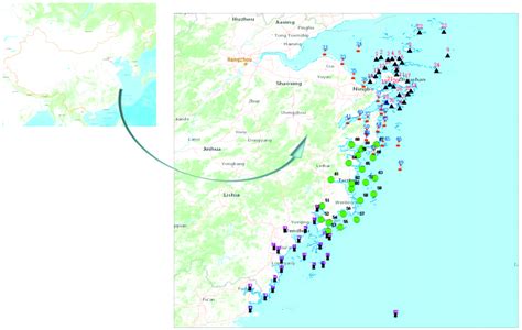 Distribution map for sample collection. | Download Scientific Diagram