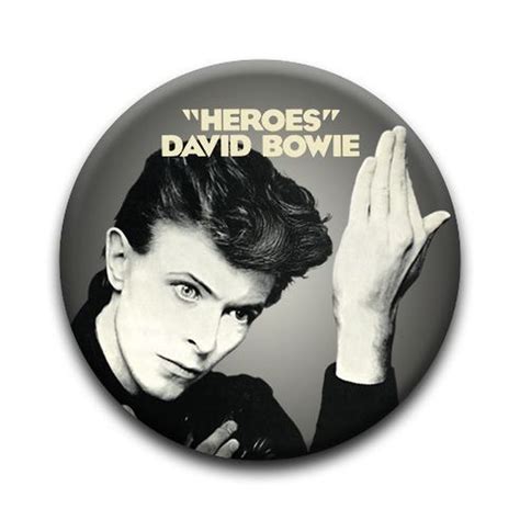 David Bowie - Heroes 1 1/4" Rd. Button | David Bowie Official Store