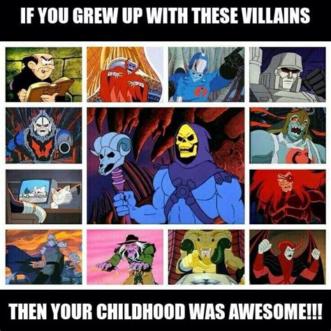 80's Villians | 80s cartoons, 80s cartoon, Villain