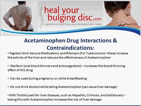 Acetaminophen - Acetaminophen Side Effects, Drug Interactions, And Natural Anti Inflammatories ...