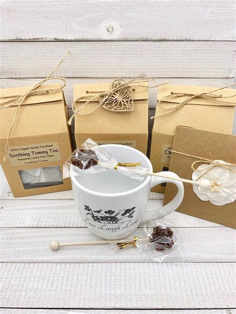 Tea Sampler Gift Box Tea & Mug Gift Set Mom Birthday Gift | Etsy | Tea sampler gift, Tea gift ...